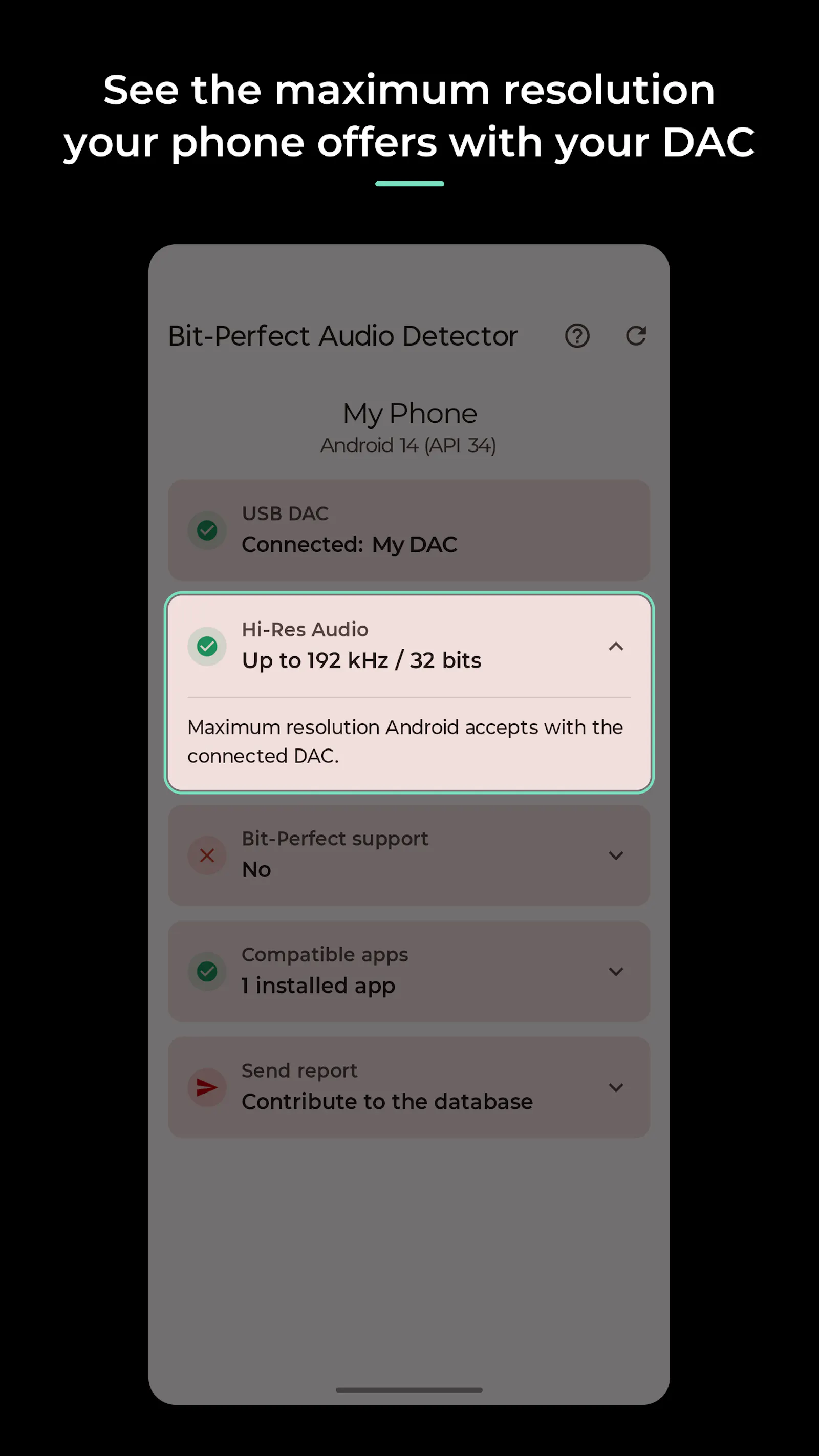 Bit-Perfect Audio Detector screenshot 3