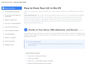 From Zero to LLC - Step by Step Guide gallery image