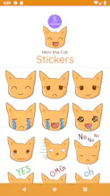 Himi the Cat Stickers for GBoard gallery image