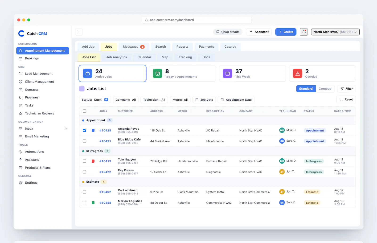 Catch CRM screenshot 1
