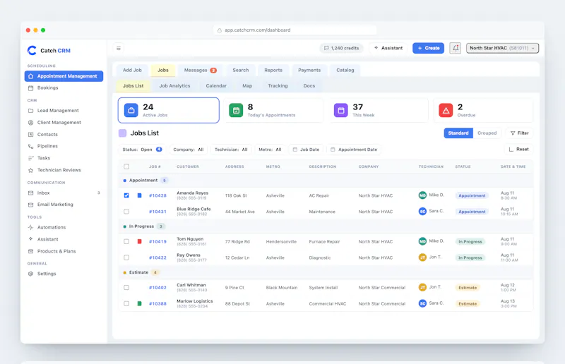 Catch CRM screenshot 1