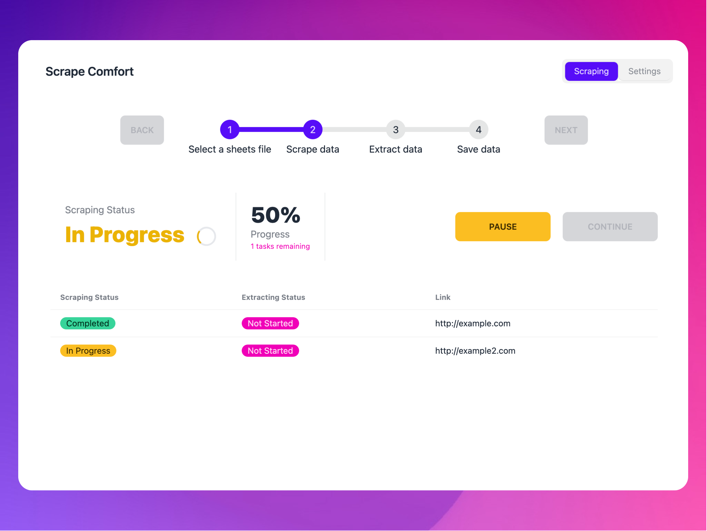 startuptile Scrape Comfort-ChatGPT-based local scraper for easy scraping