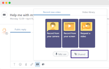 Video Reply for Zendesk gallery image