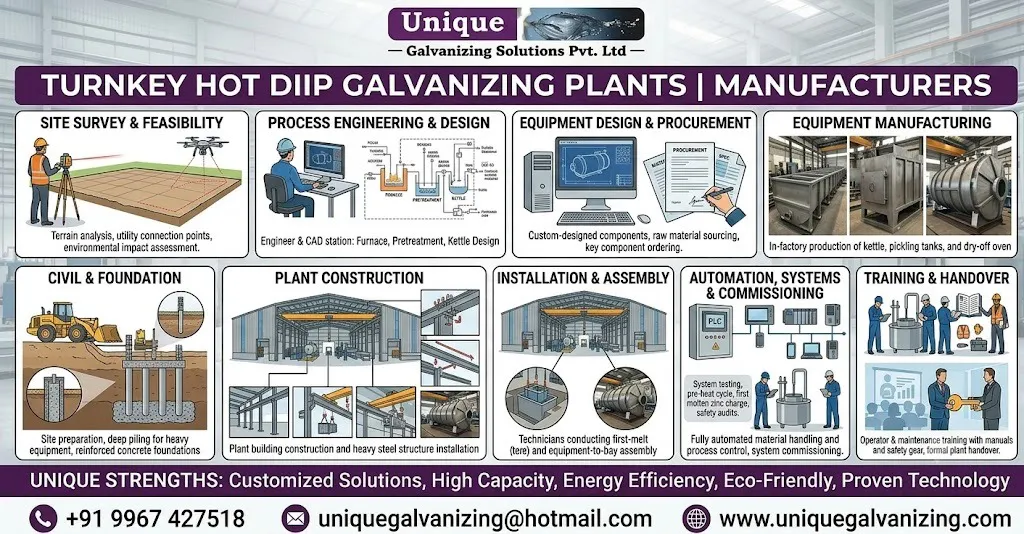 Turnkey Hot dip galvanizing plant gallery image