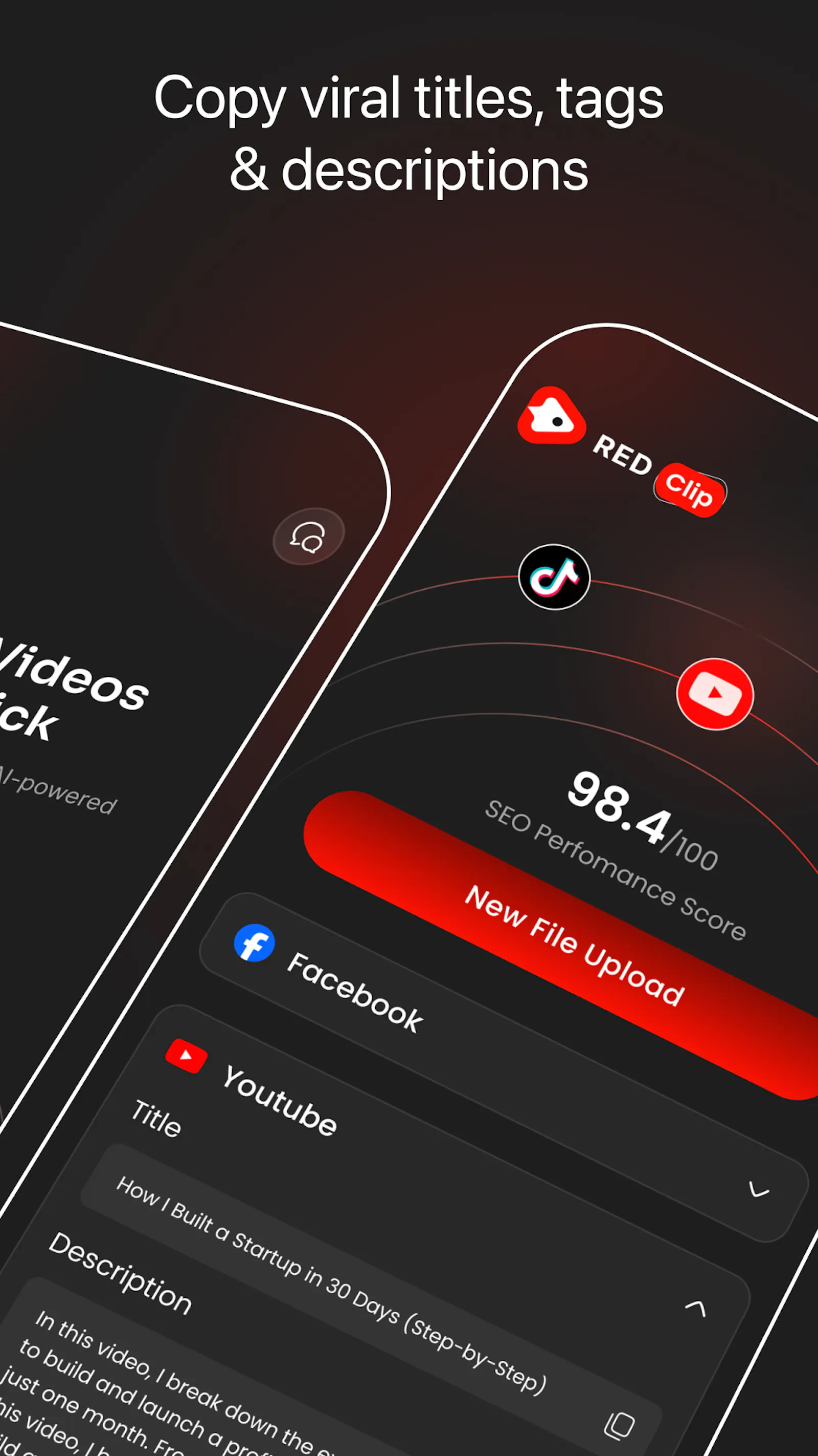 RedClip – AI Video SEO Generator screenshot 3