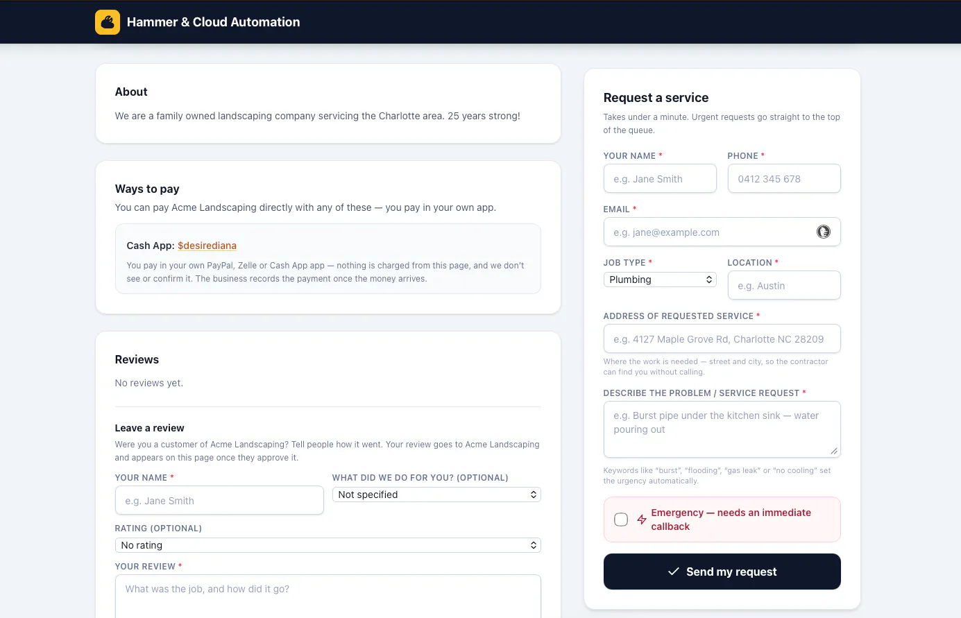 Hammer & Cloud Automation gallery image