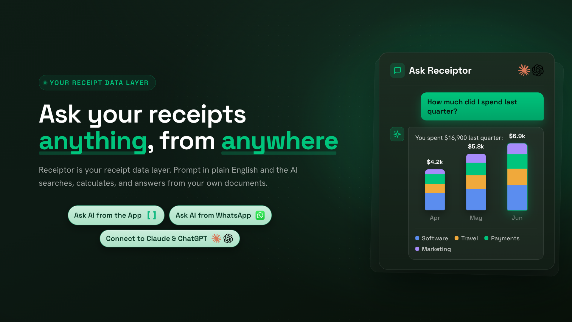Receiptor AI — Agent Mode gallery image