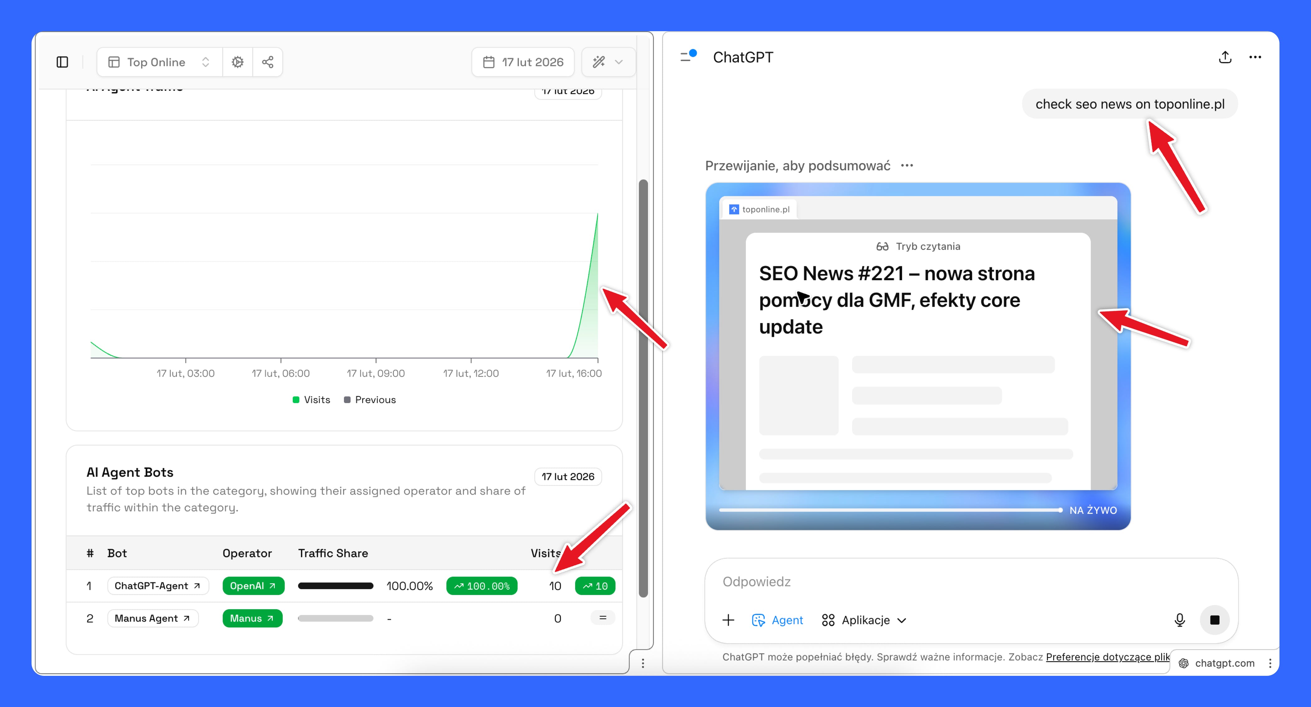 Auto Monitor Bot Agent Monitor: Server-side analytics for AI & bot traffic | Product Hunt