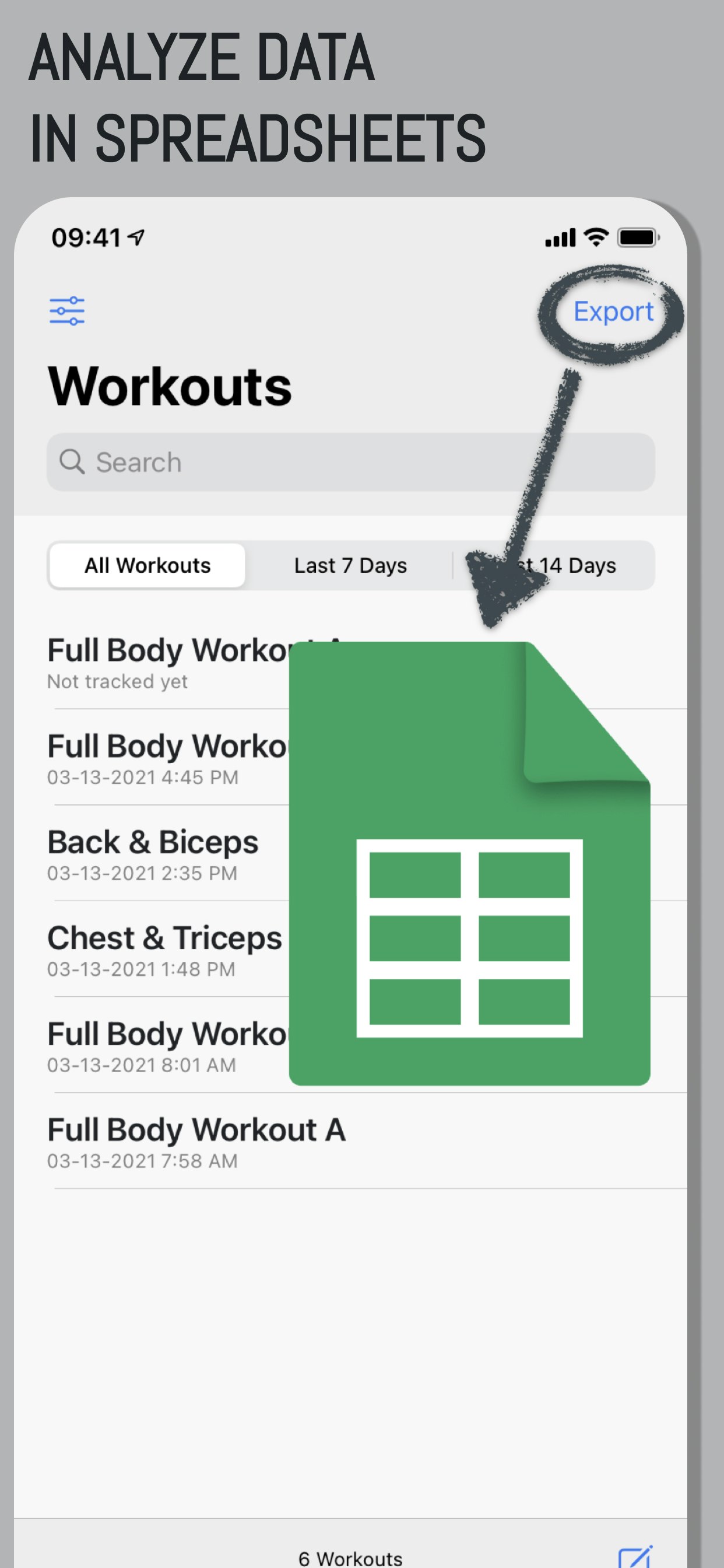 Irrates Simple Workout Logger media 6