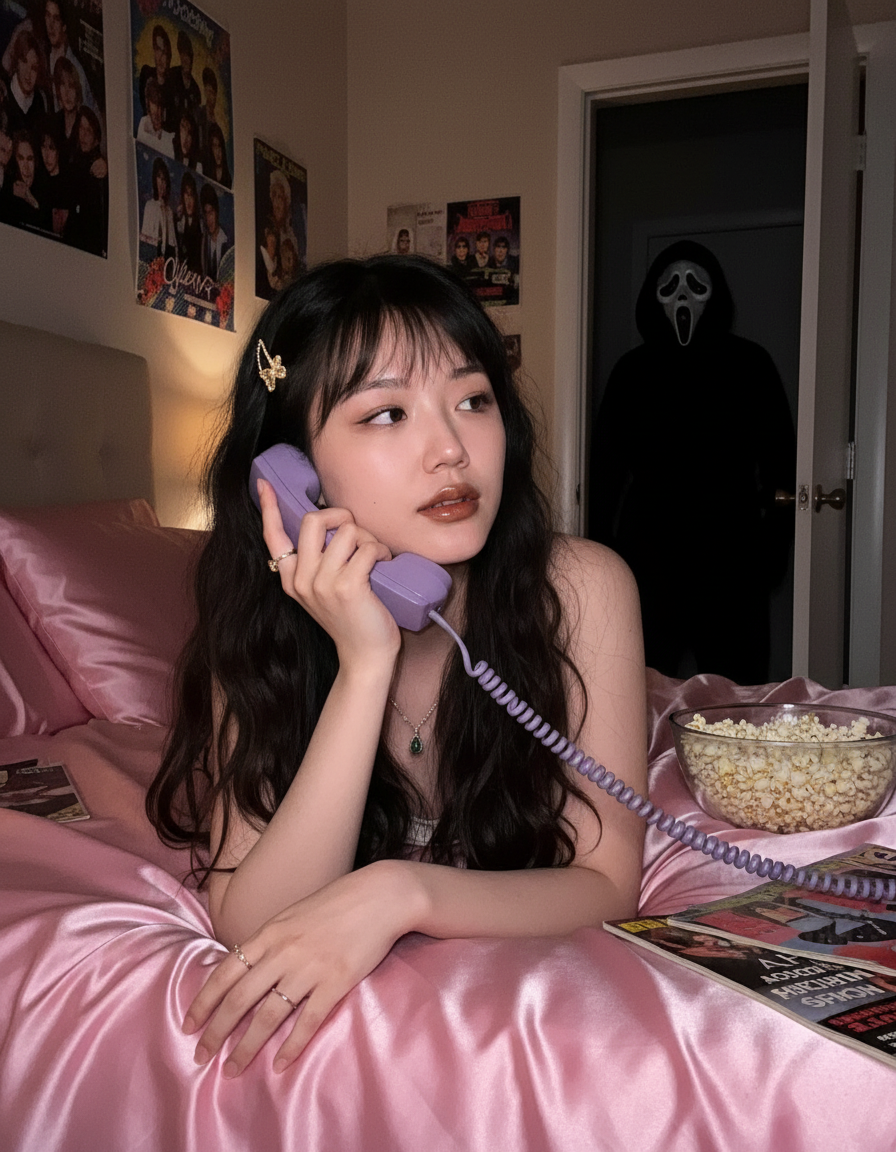 Média crier ai - Créer des photos d'horreur virale Y2K avec Ghostface 2