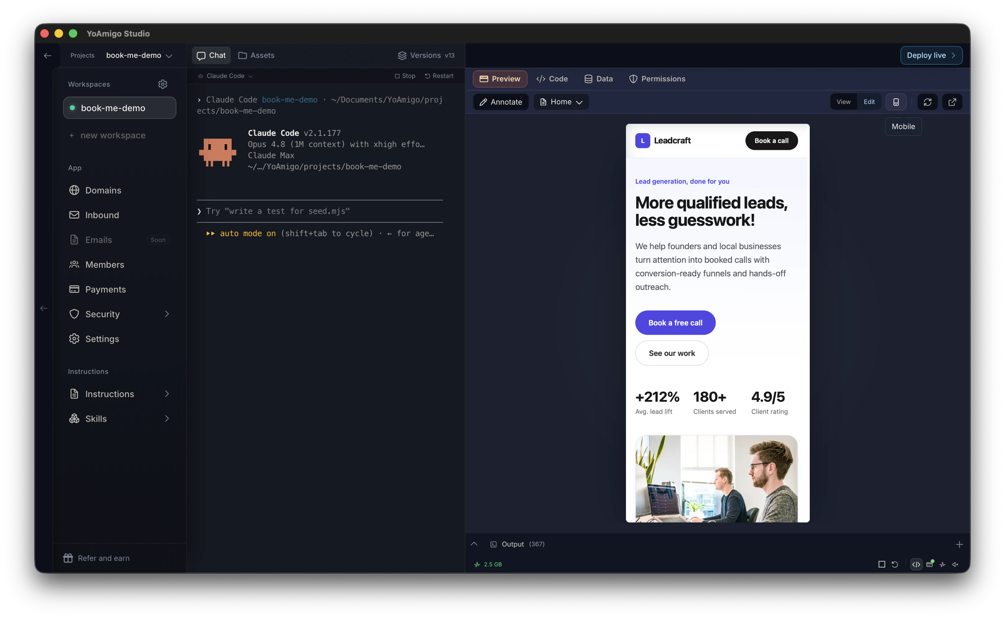 YoAmigo Studio screenshot 2