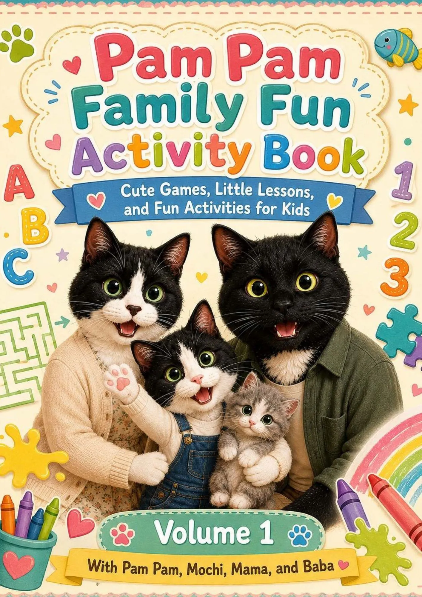Pam Pam Family Fun Activitiy Book