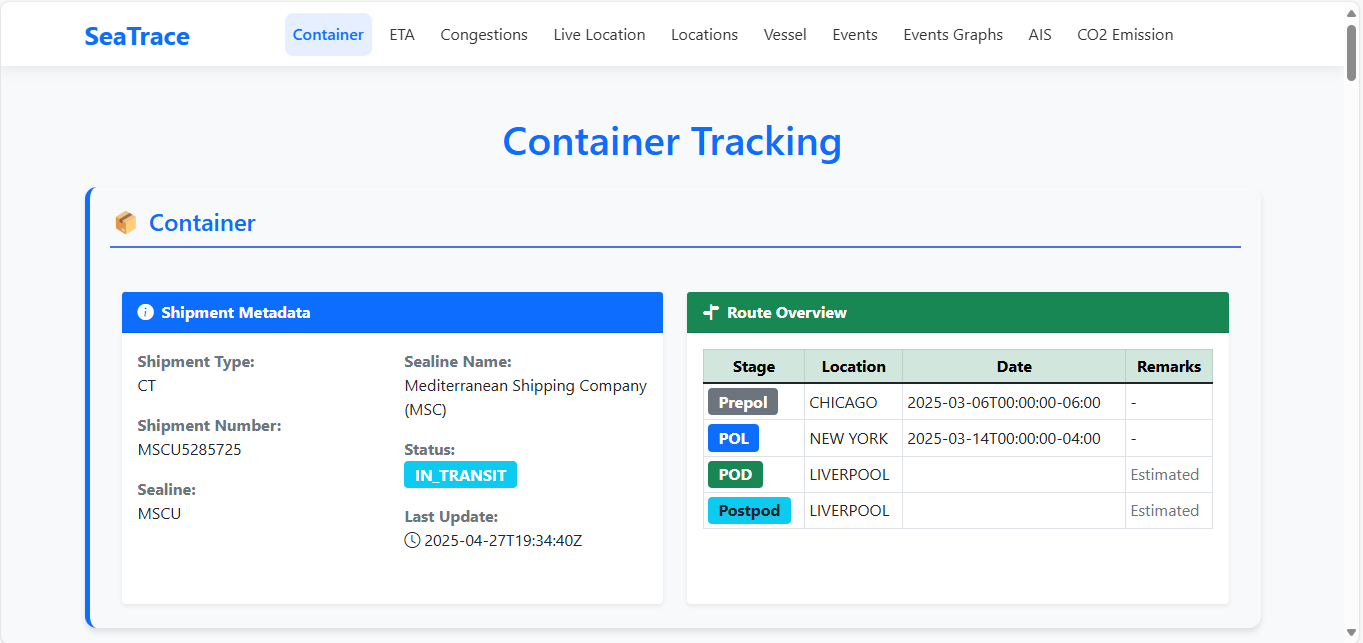 SeaTracepro SaaS - Seguimiento de más inteligente, reduzca los costos y manténgase por delante de los retrasos. media 4
