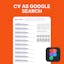 CV as a Google Search Result Page