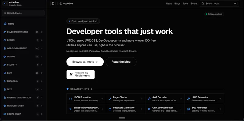code.live screenshot 1