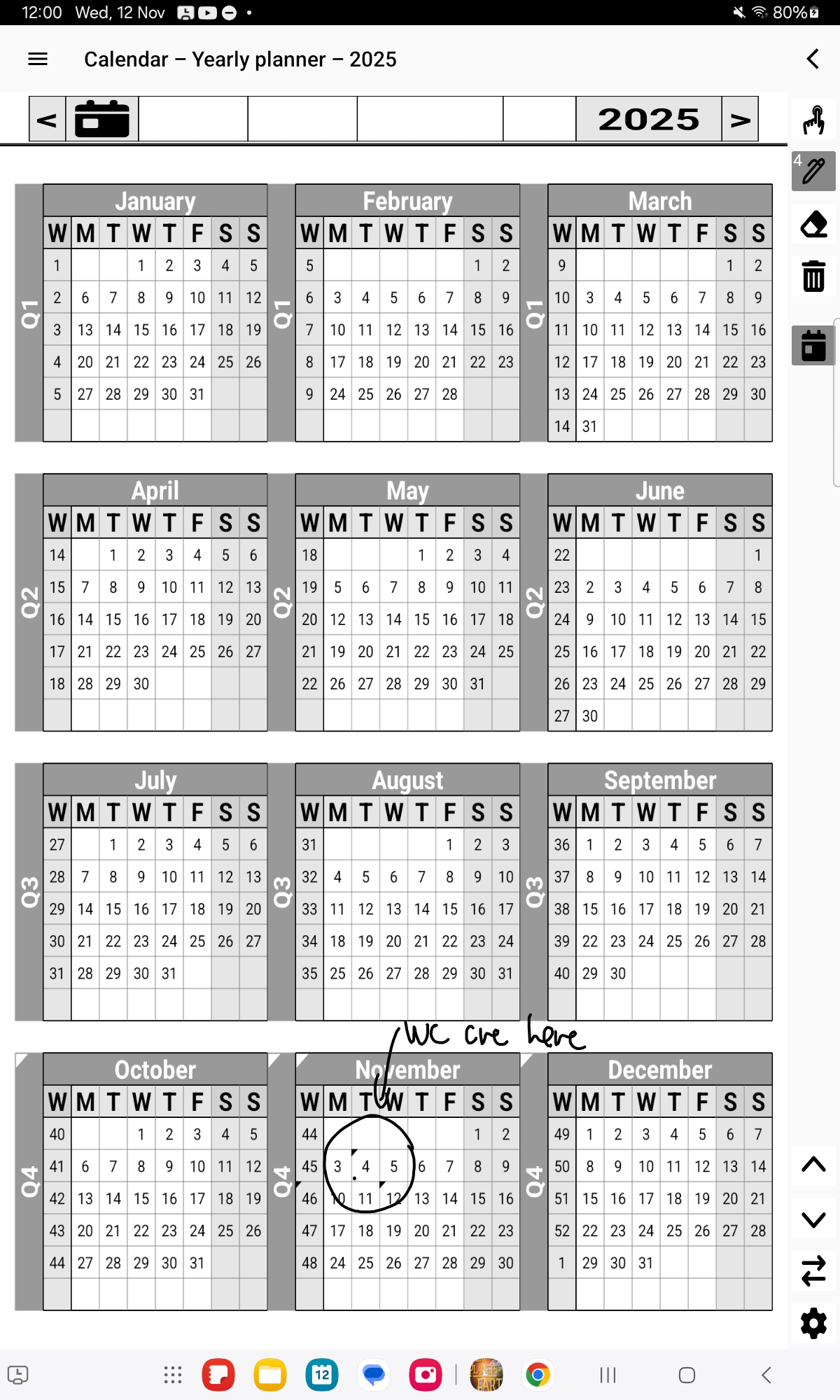 Scribble Calendar - your digital planner gallery image