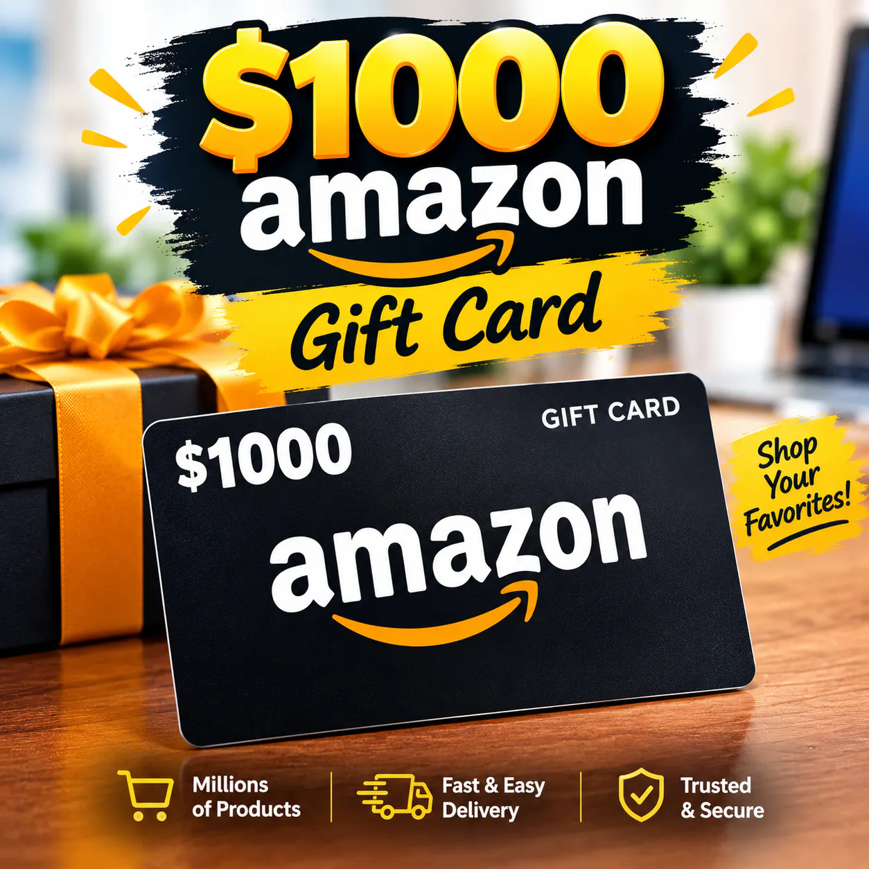 $1000 amazon gift card