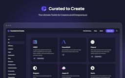 Curated to Create media 1