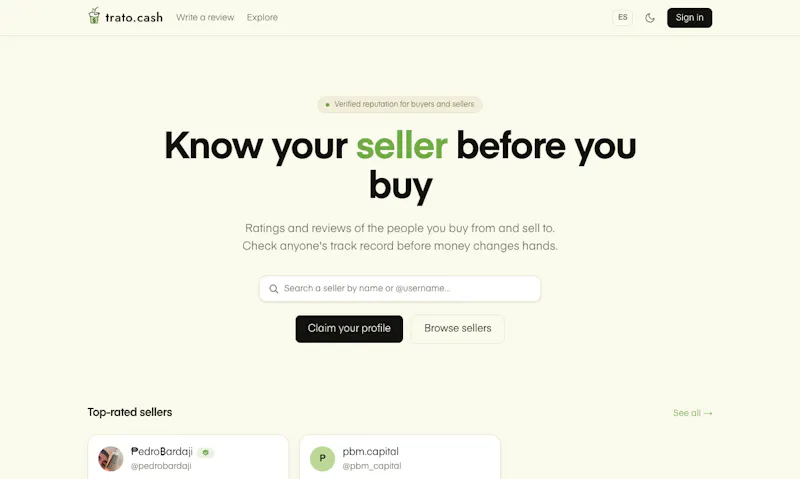 trato.cash screenshot 1