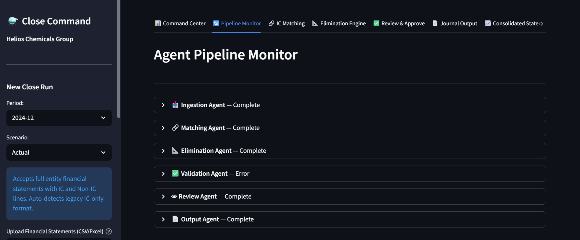 Finance Close Command Center gallery image