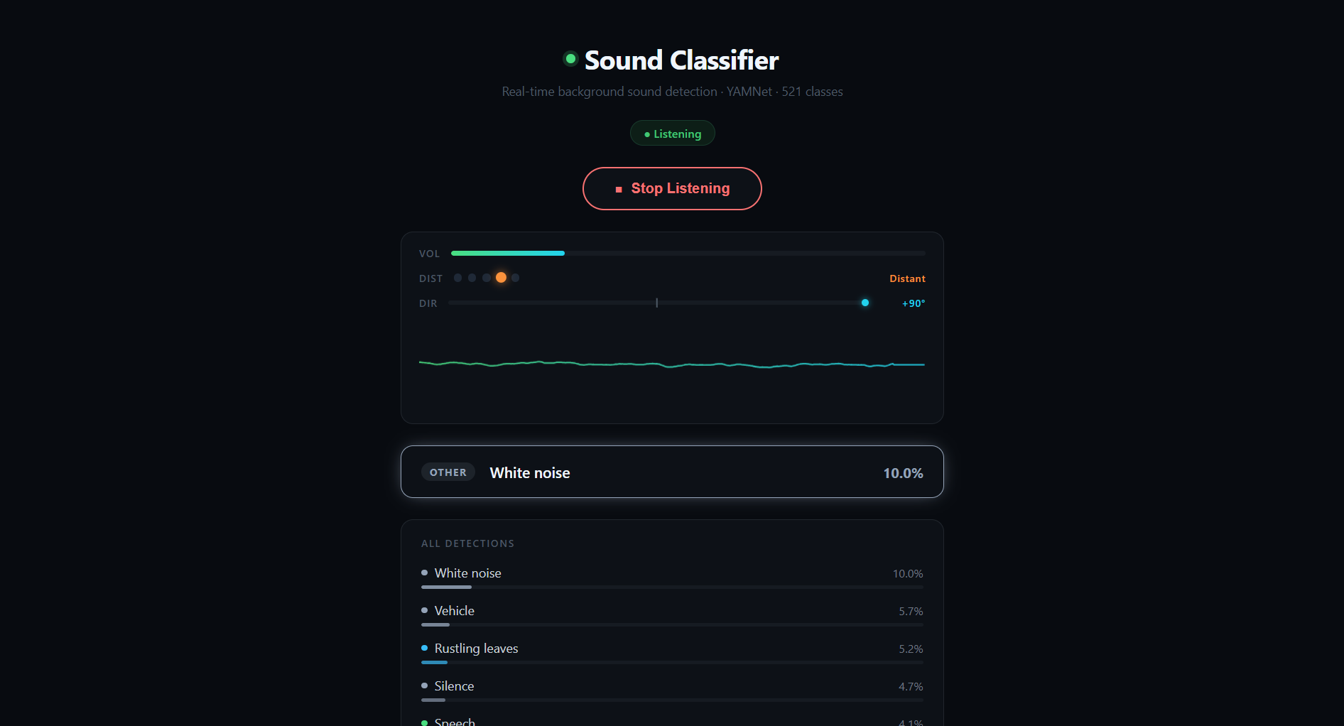 Sound Classifier gallery image