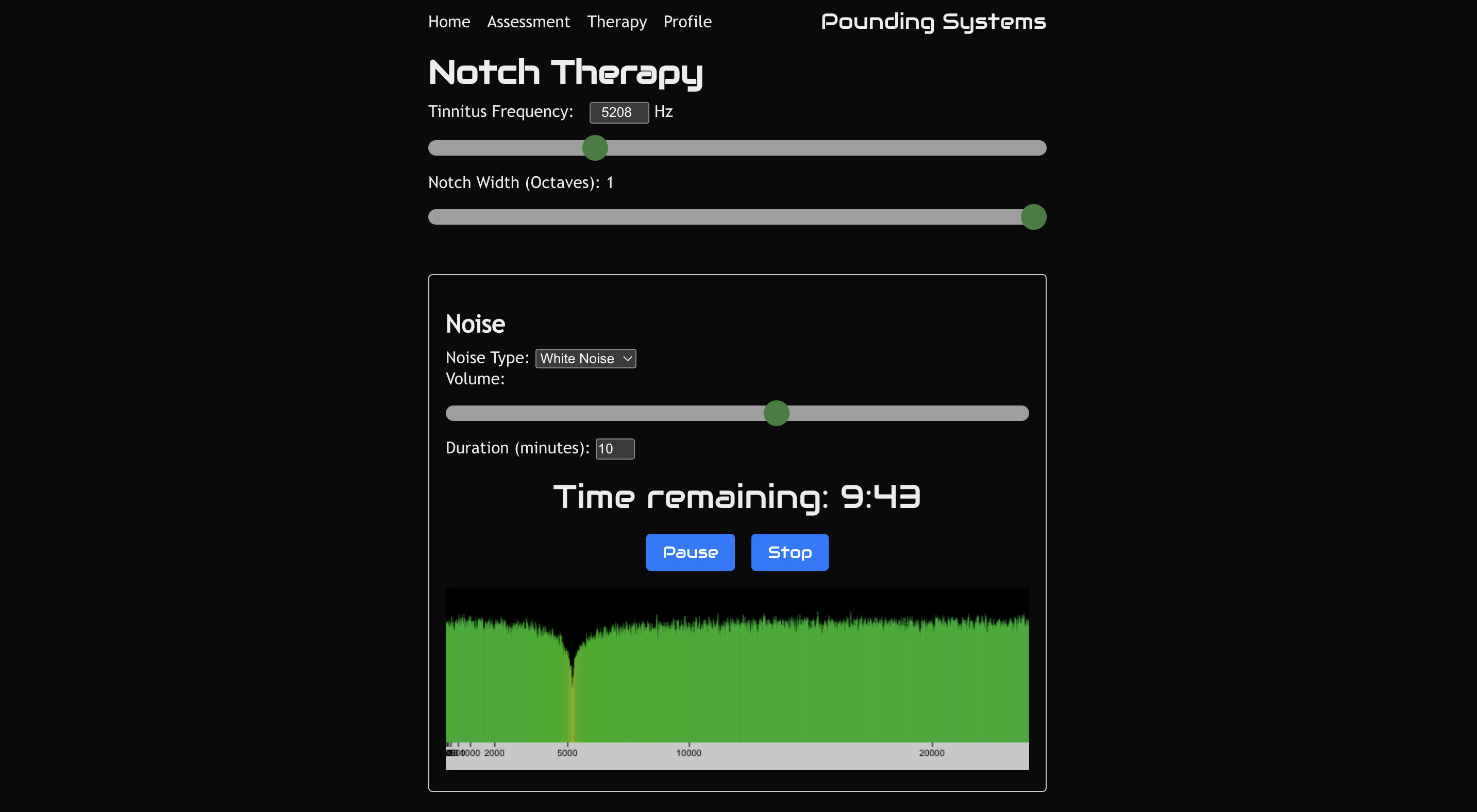 Mídia 1 de Terapia com Notch de zumbido