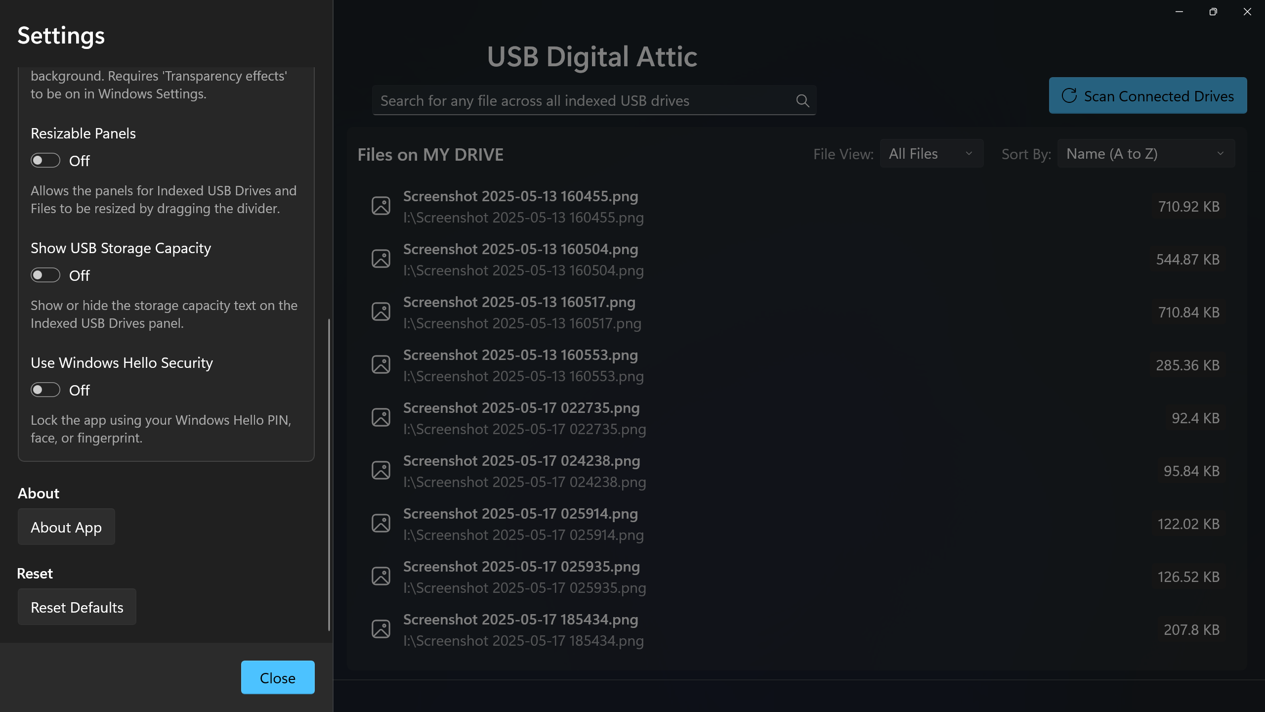 USB Digital Attic: Search Unplugged - Screenshot 5 showing product features and functionality