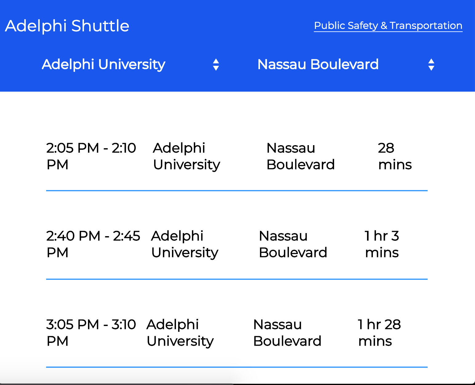 AU Shuttle gallery image