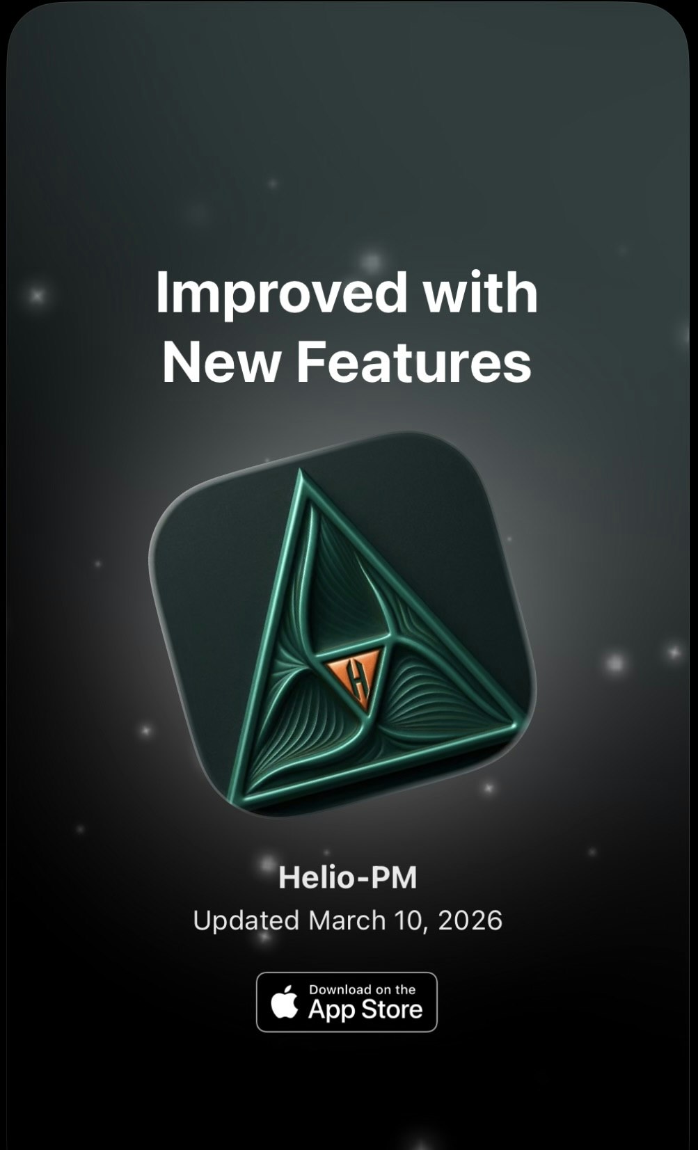 Helio-PM  - Product Hunt launch logo and brand identity