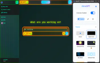 AkraGPT: Themes & UI Styles for ChatGPT gallery image