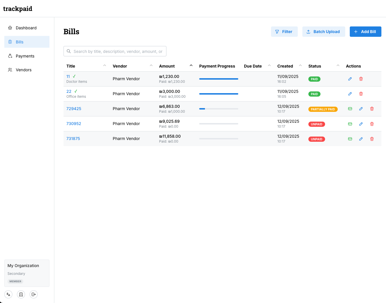 TrackPaid - Screenshot 4 preview