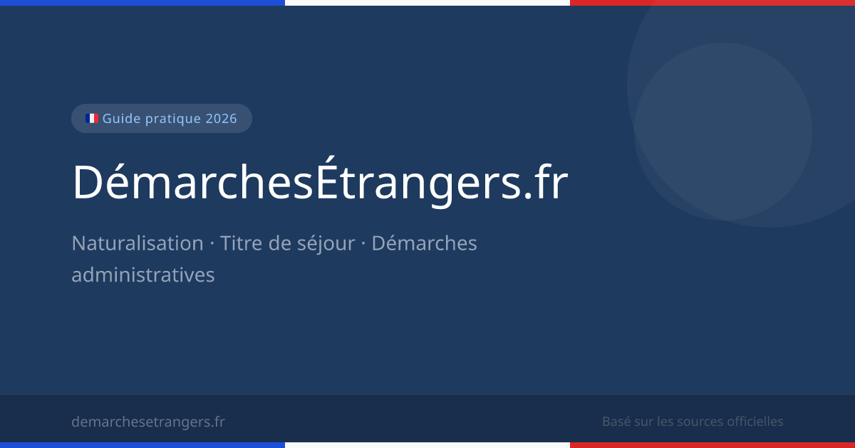 Démarches Étrangers gallery image