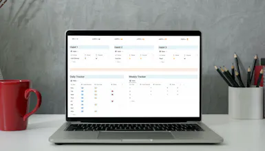 Notion Habit Tracker - ASCEND Template gallery image