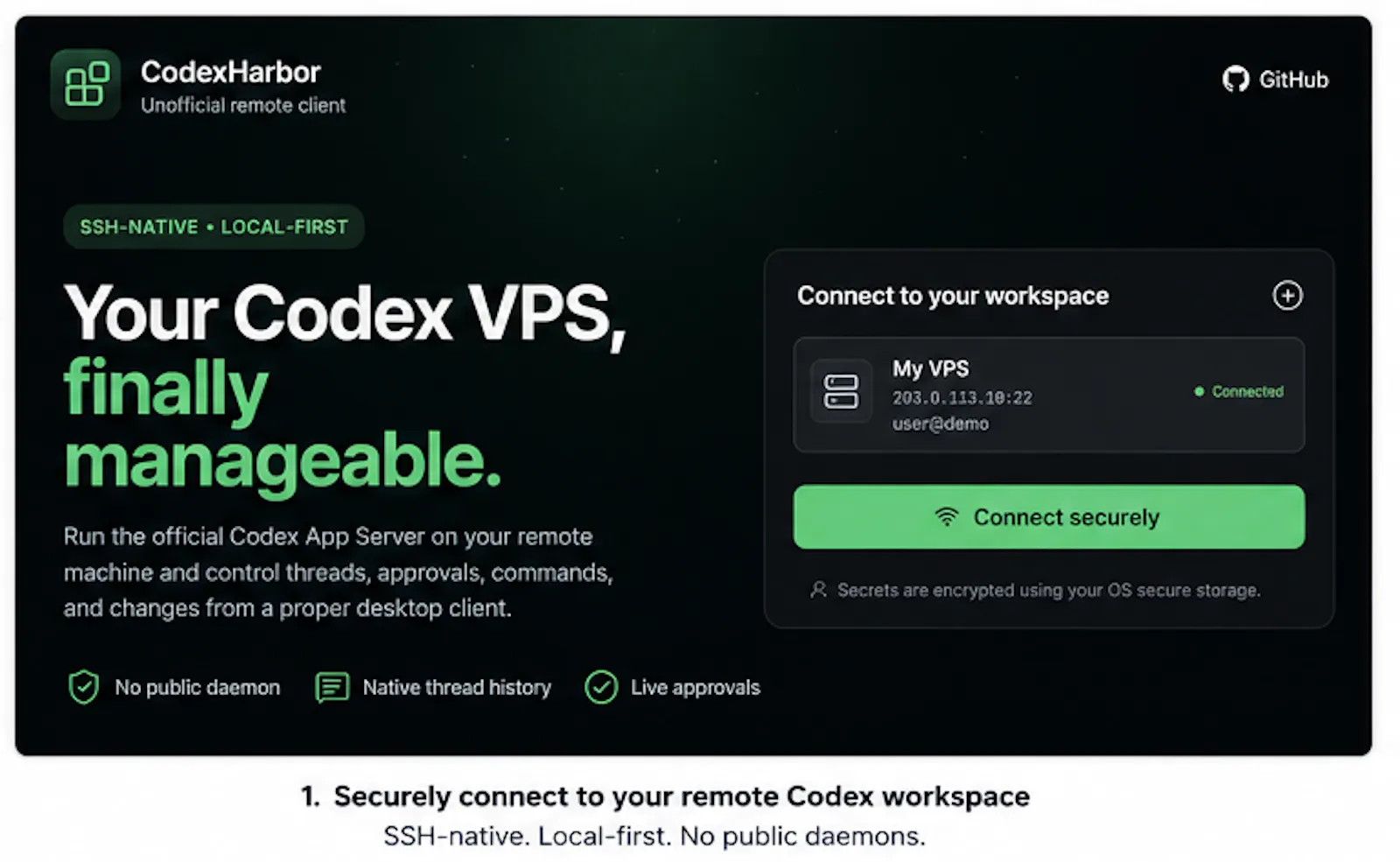 CodexHarbor screenshot 2