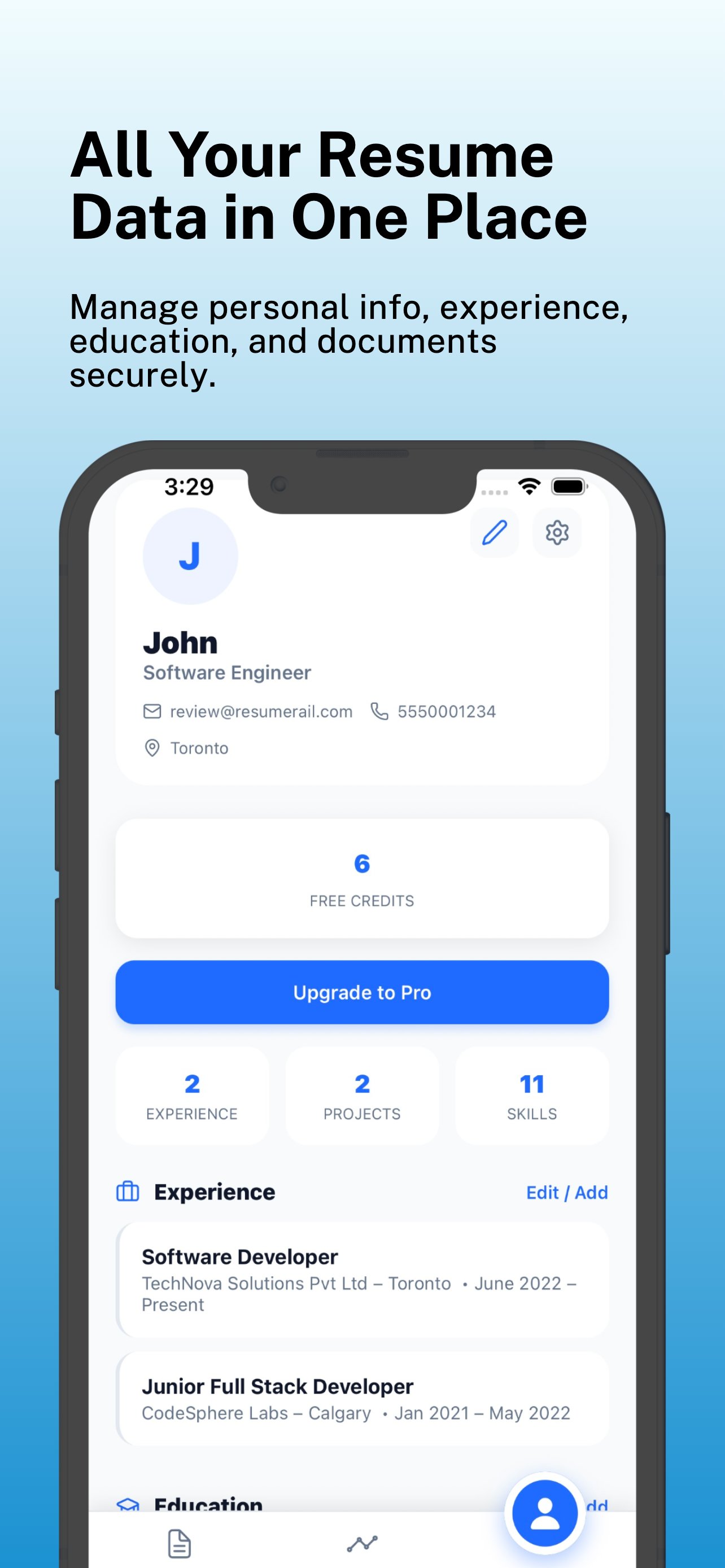ResumeRail — AI Resume Builder gallery image