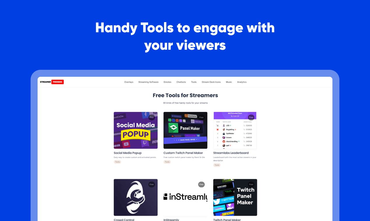 Flujos de transmisión - La biblioteca más grande de recursos gratuitos para los streamers media 4