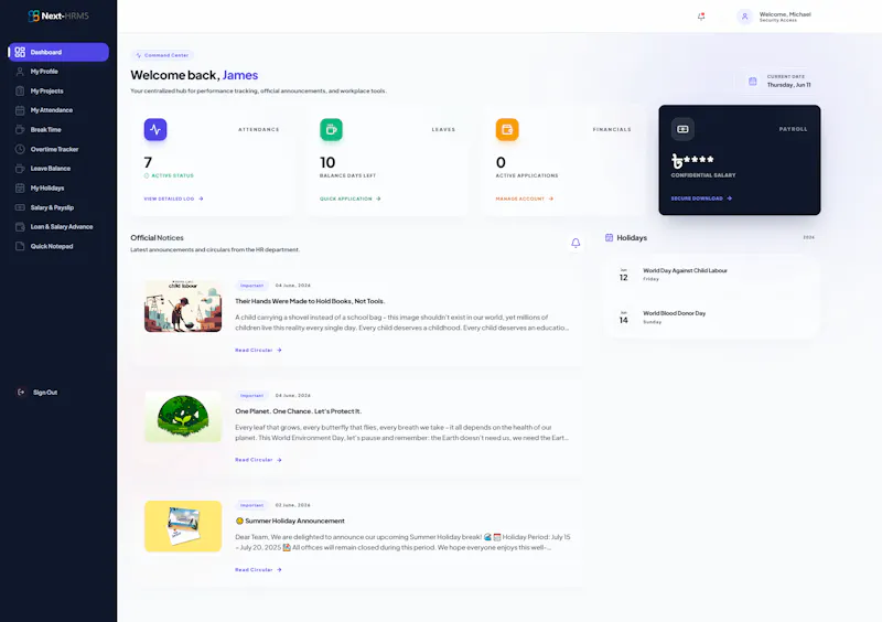 NextHRMS screenshot 5