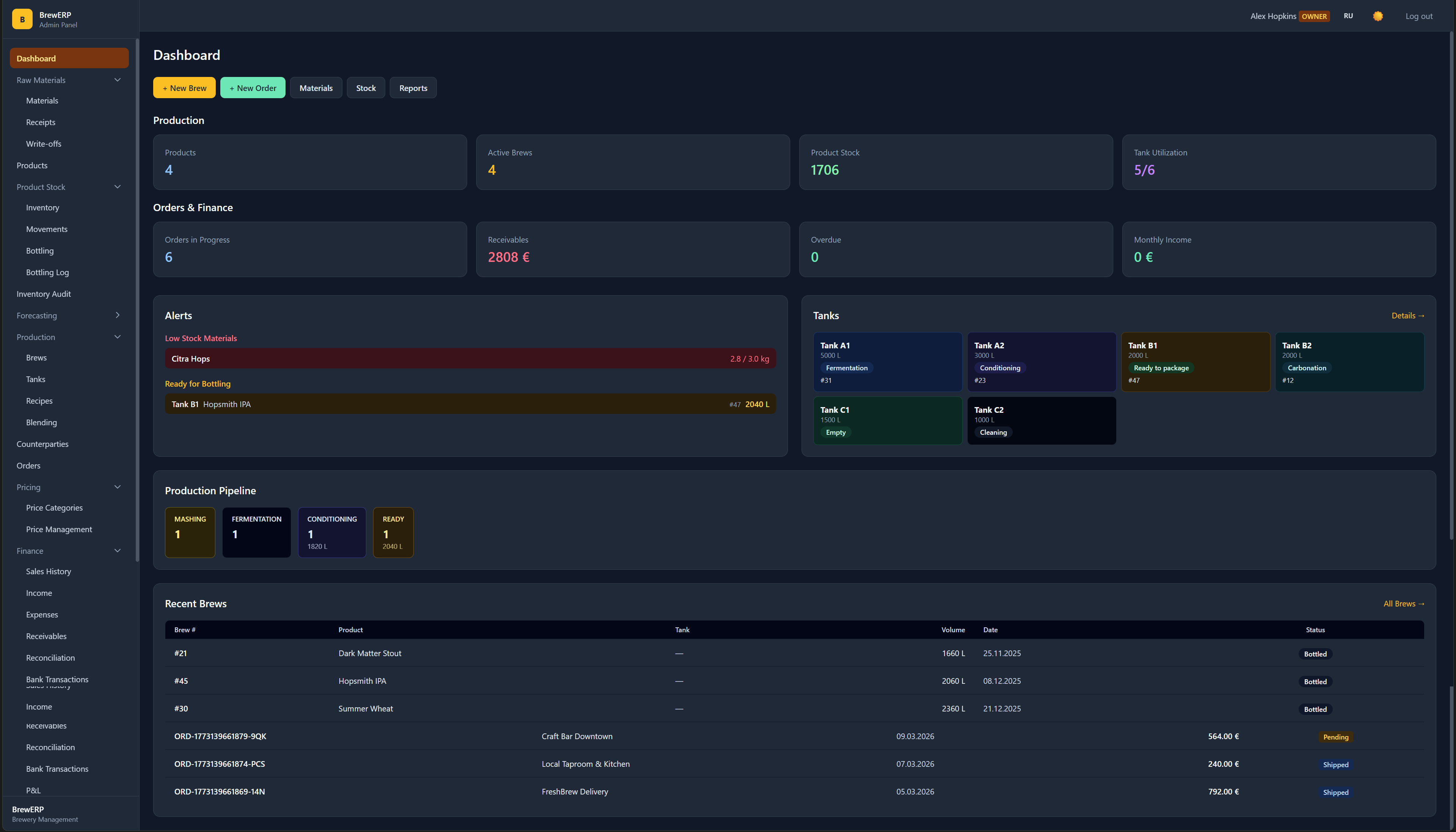BrewERP — Brewery & Winery Management gallery image