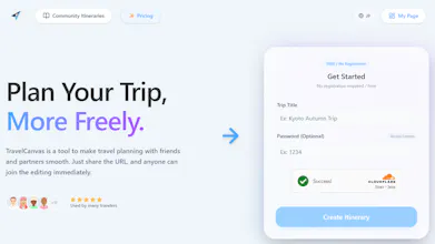 TravelCanvas - AI travel planner gallery image