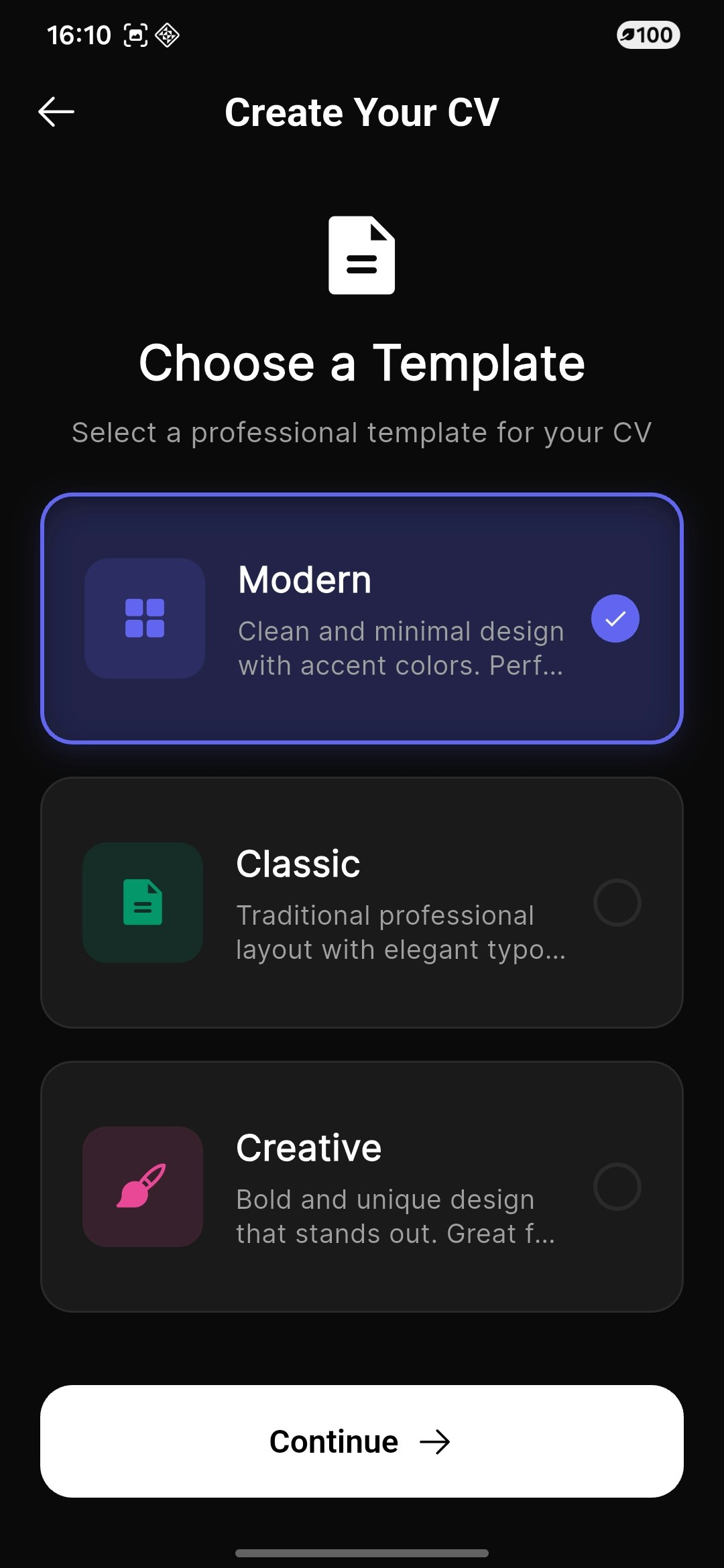 AI CV Analyzer gallery image