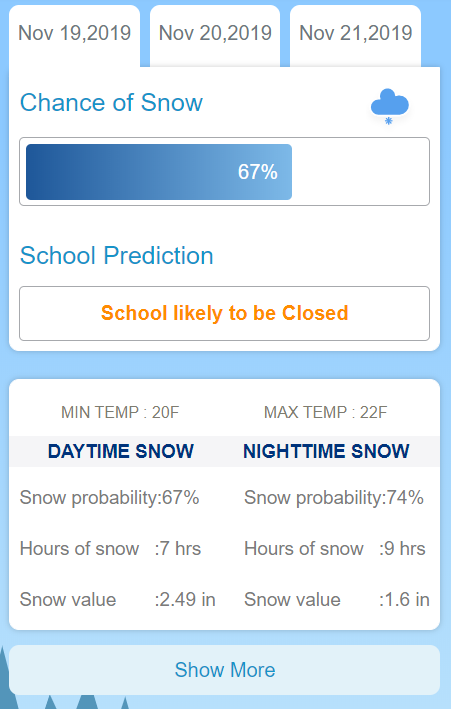 Snow Day Finder gallery image