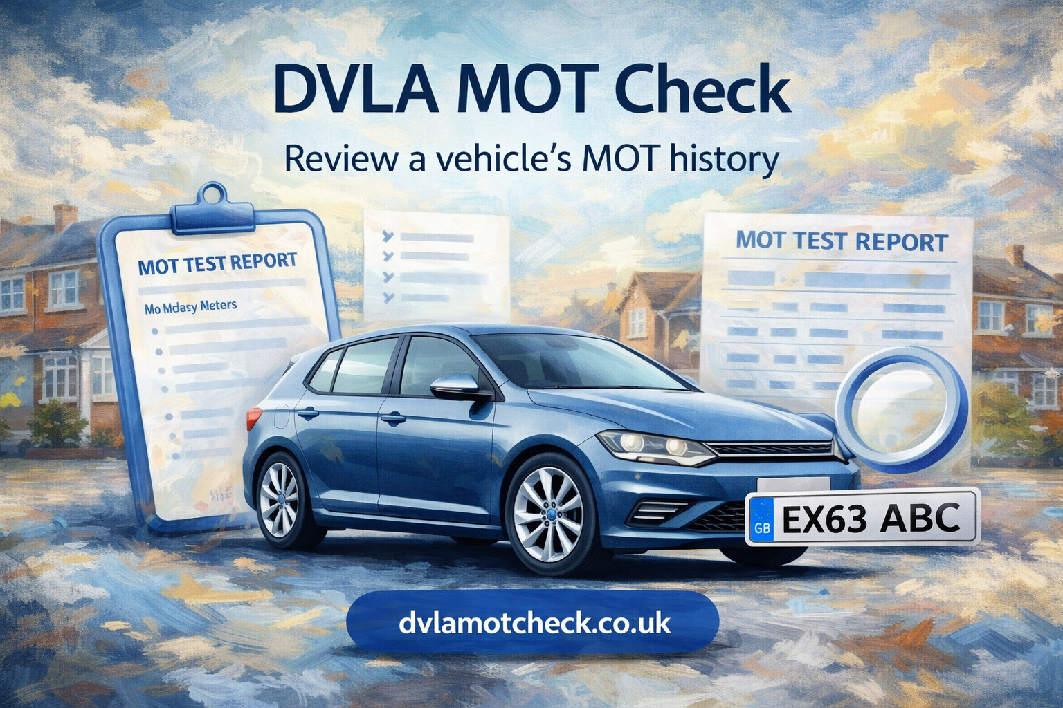 DVLA MOT Check - Main product screenshot demonstrating key features and user interface