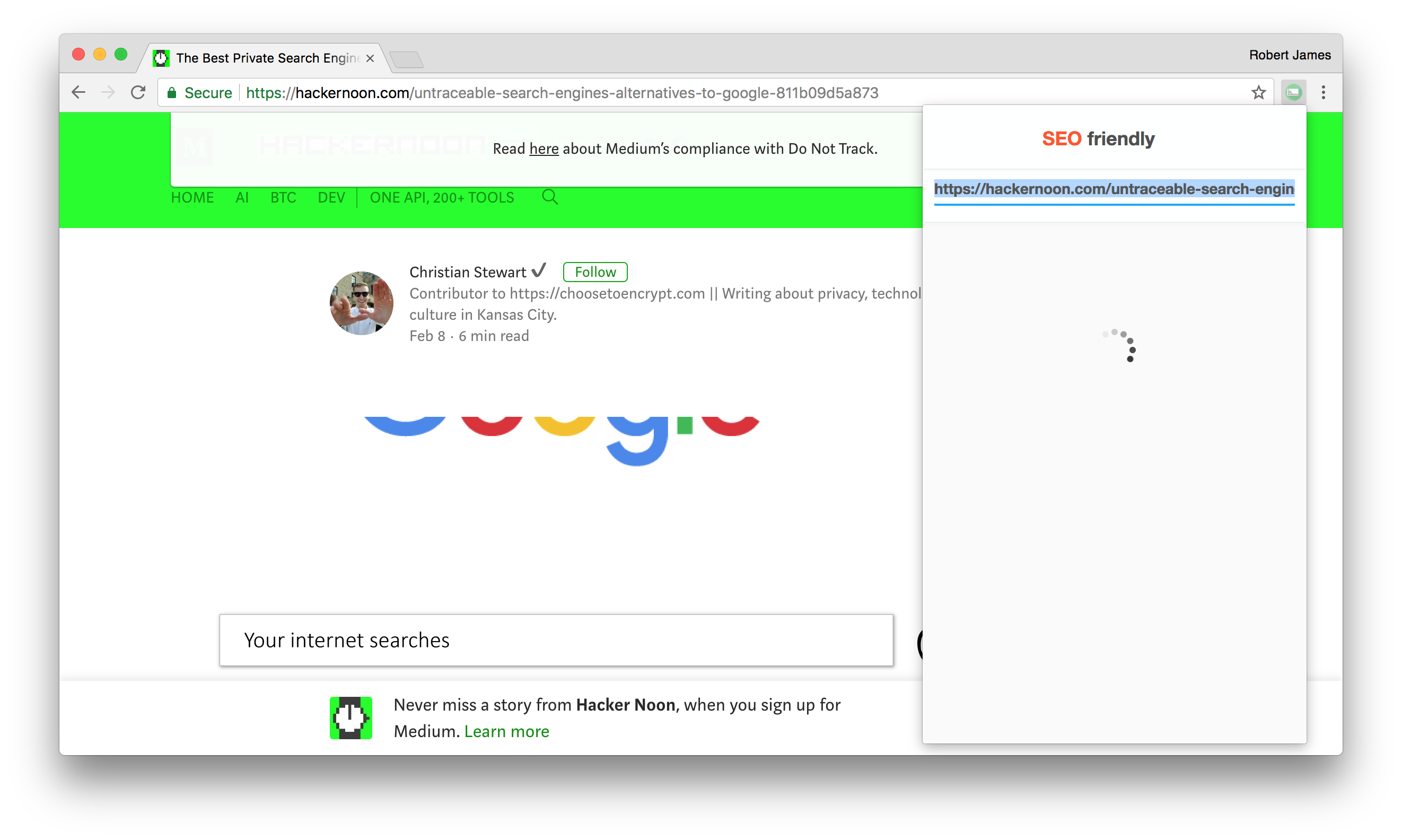 Technical SEO Audit Tool - Chrome gallery image