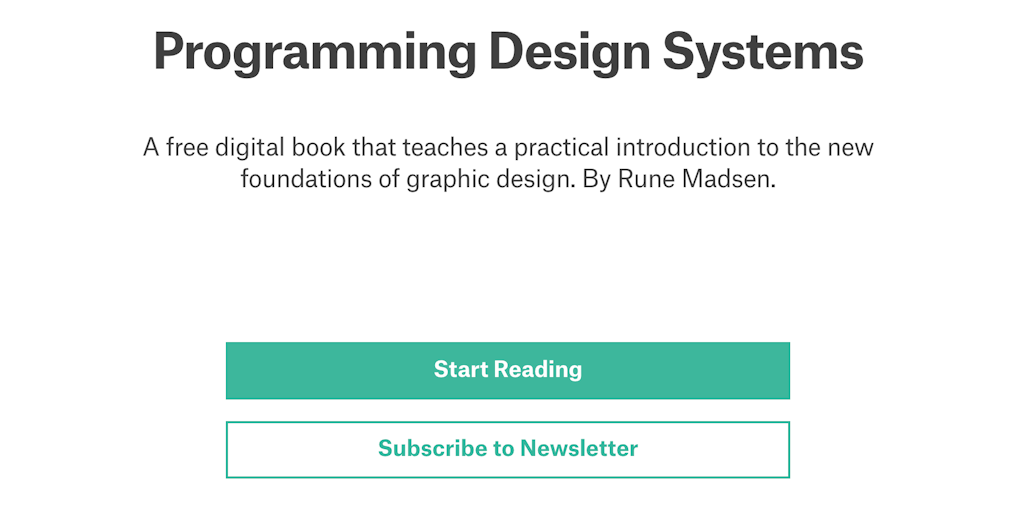 Programming Design Systems: A free digital book on design systems ...
