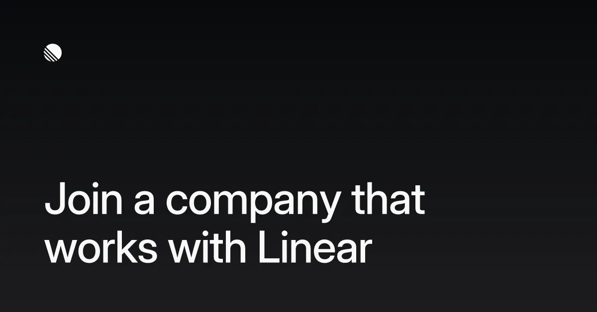 Work with Linear