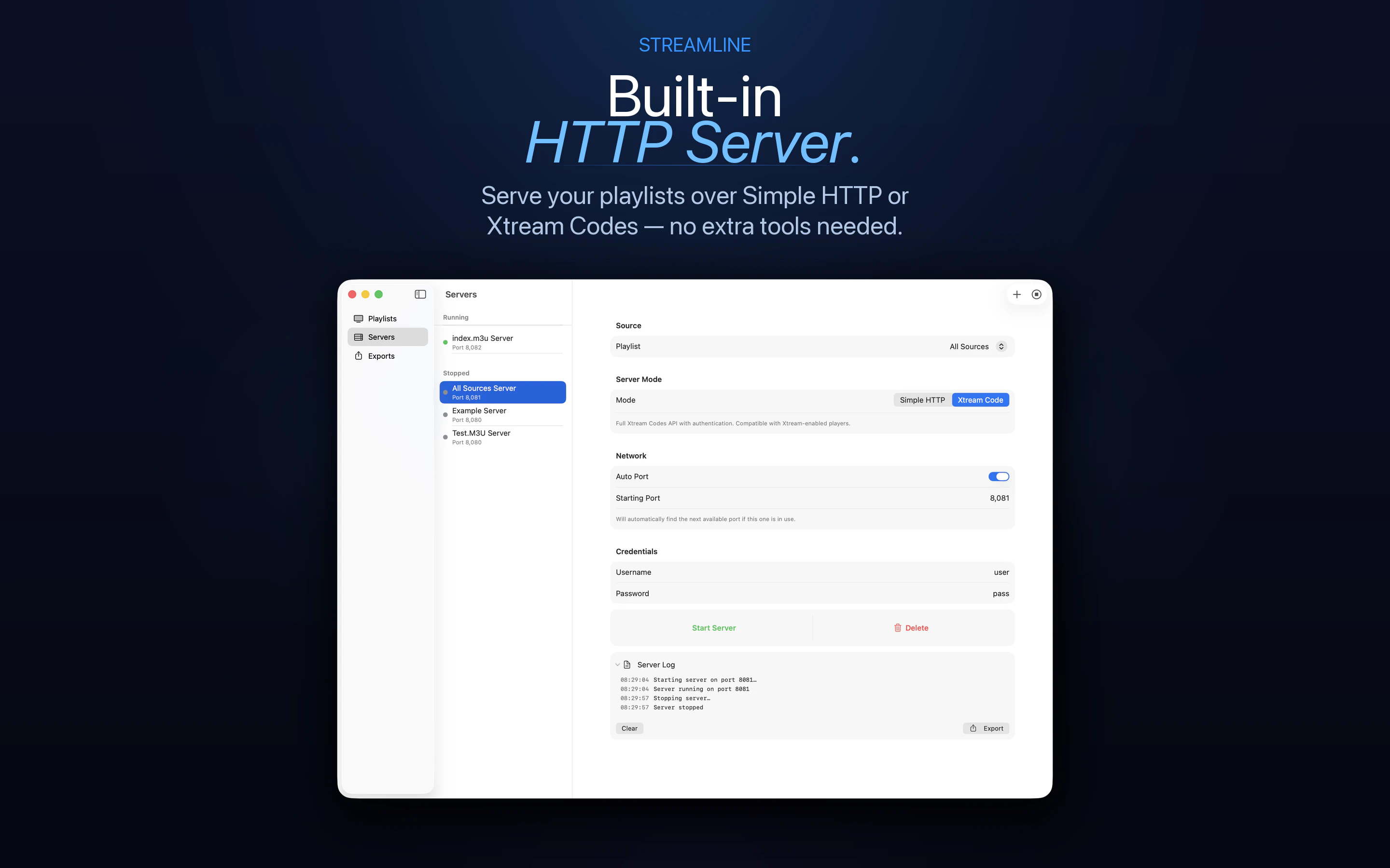 Streamline — M3U & IPTV Playlist Editor screenshot 5