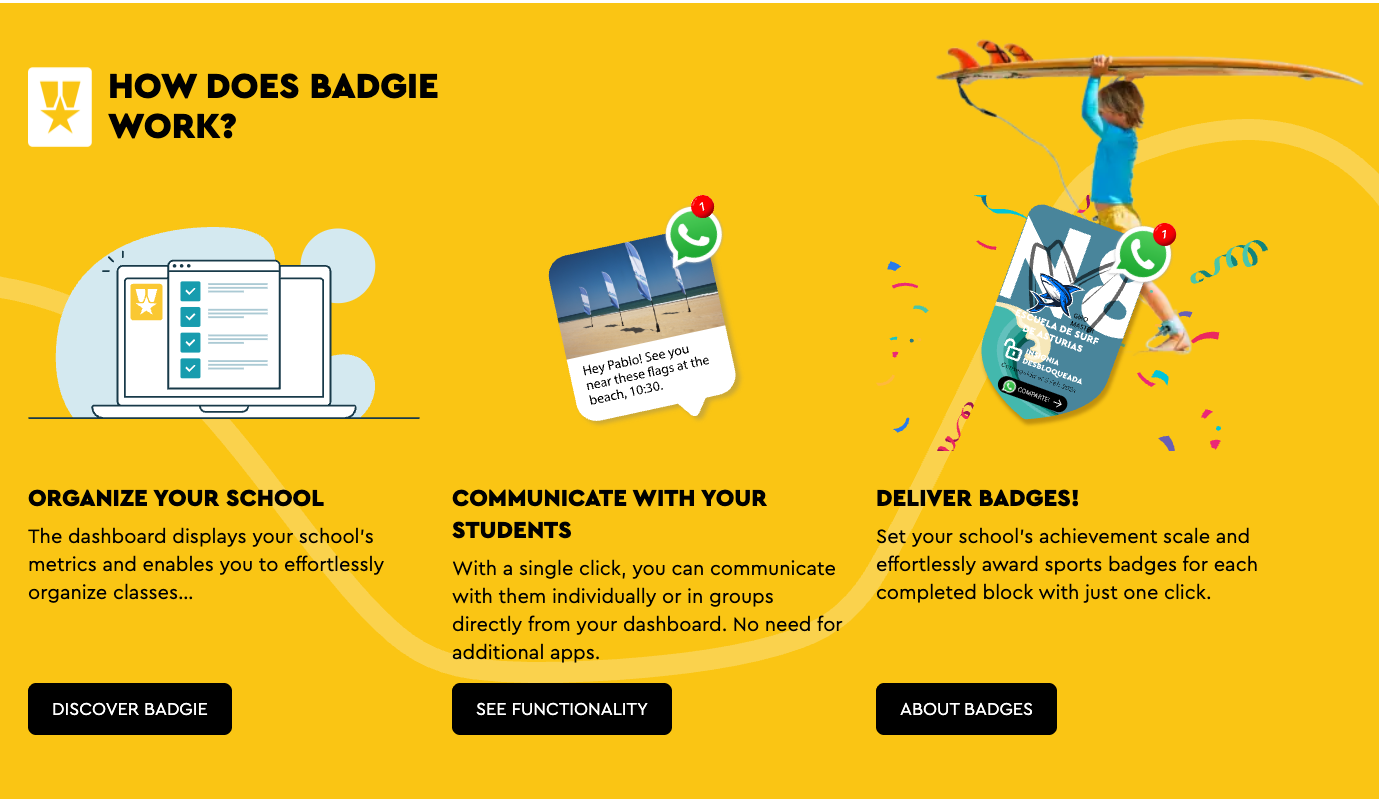Badgie - Screenshot 3 showing product features and functionality