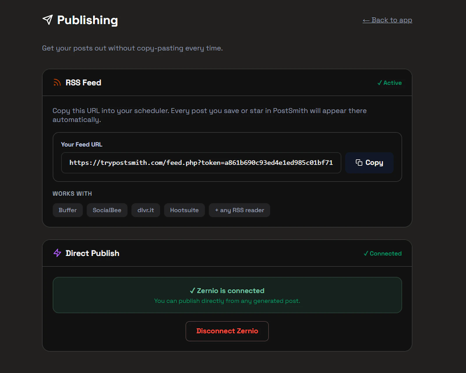 PostSmith screenshot 1