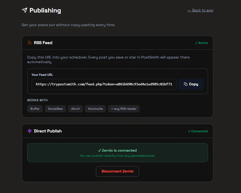 PostSmith screenshot 1
