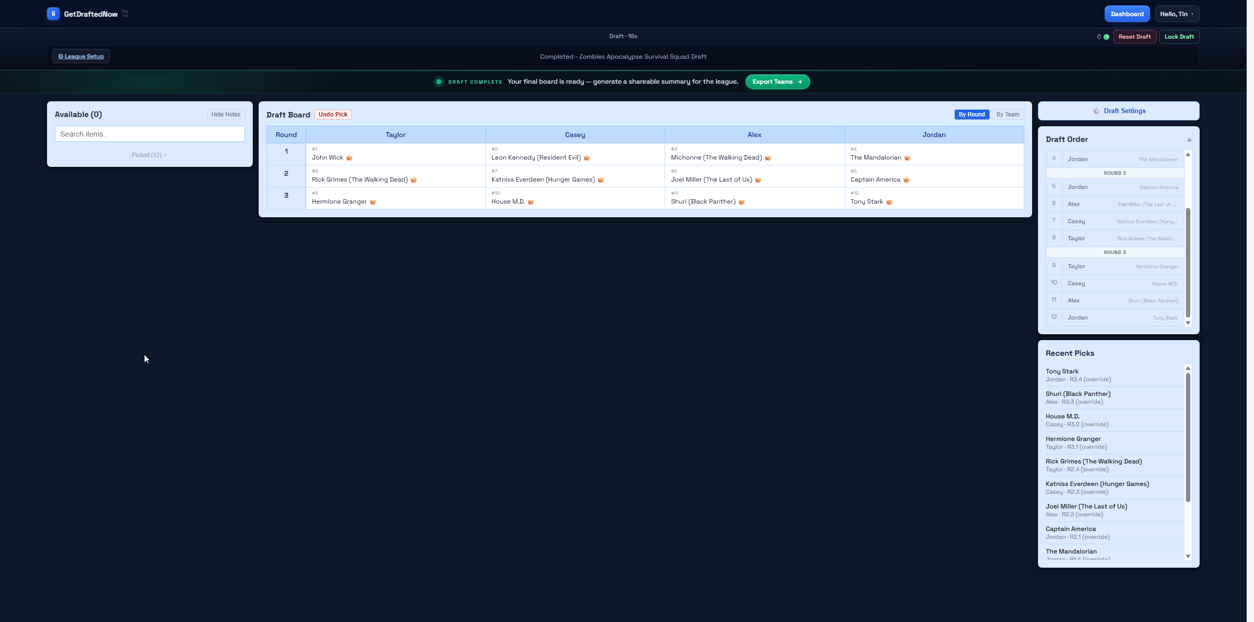 GetDraftedNow gallery image